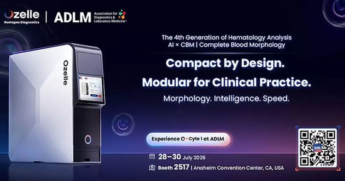 Ozelle to Debut O-Cyte 1 at ADLM 2026, Bringing Speed to AI-Powered Morphology Intelligence