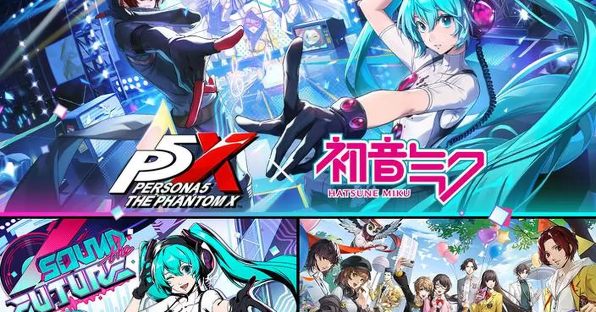 Persona5: The Phantom X Version 4.4 Launches with Global Hatsune Miku Collaboration and 1st Anniversary Celebration