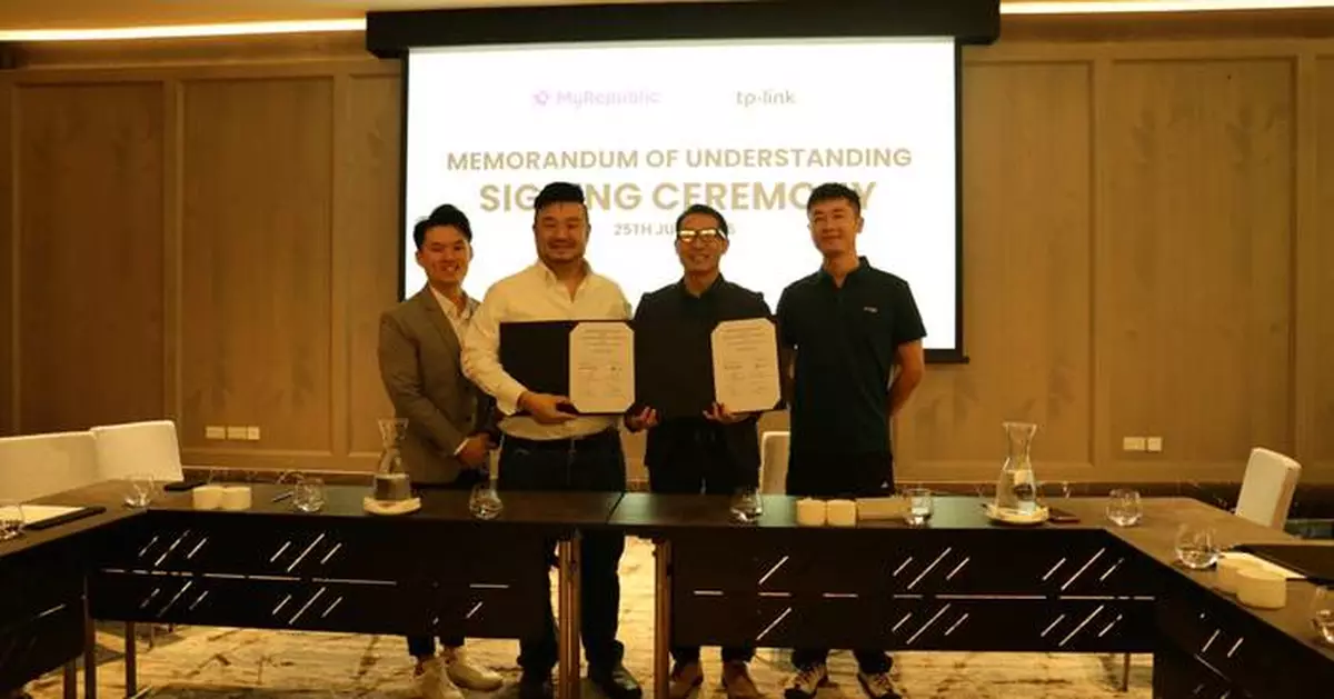 MyRepublic and TP-Link sign MOU to strengthen SME connectivity in Singapore