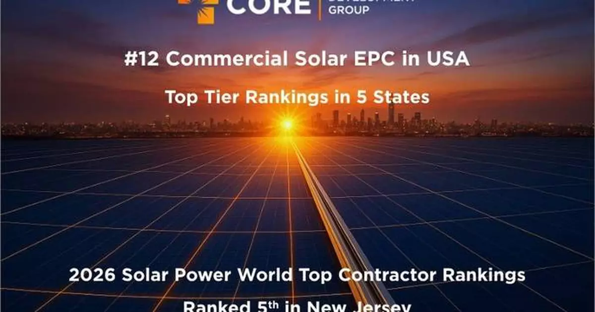Core Development Group Named to 2026 Top Solar Contractor List