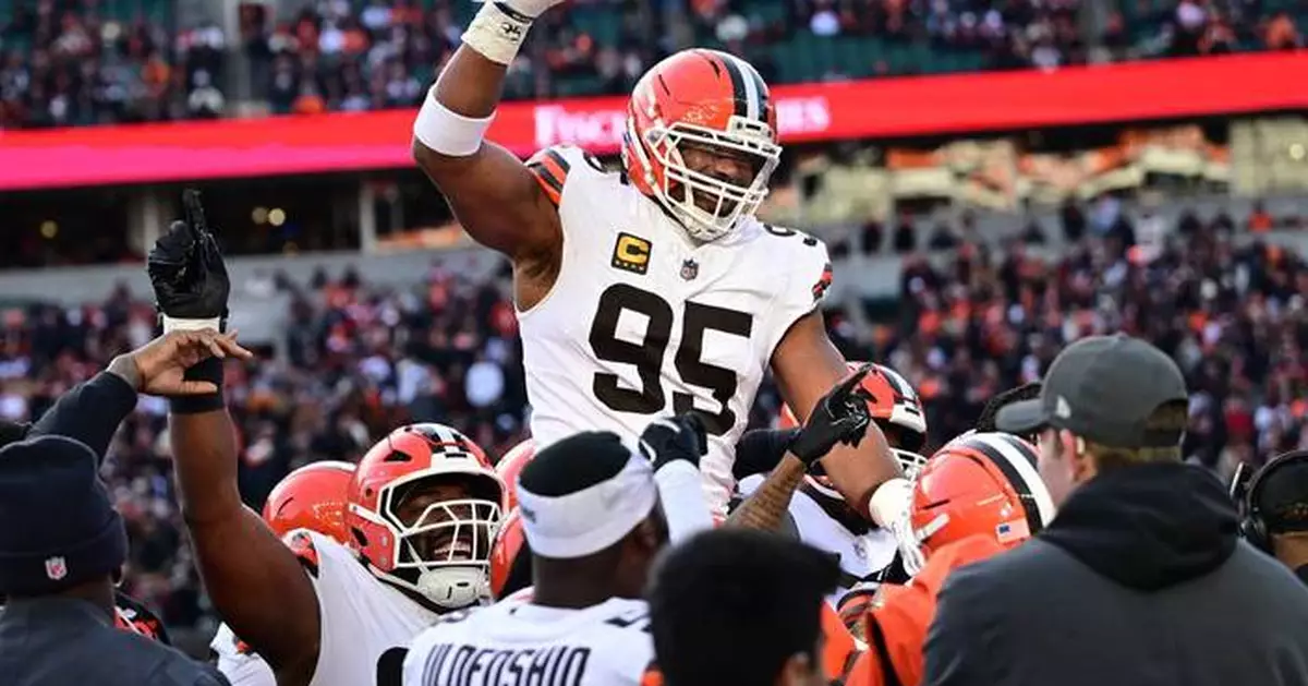 Myles Garrett of the Rams is voted as the top edge rusher in the NFL by an AP panel