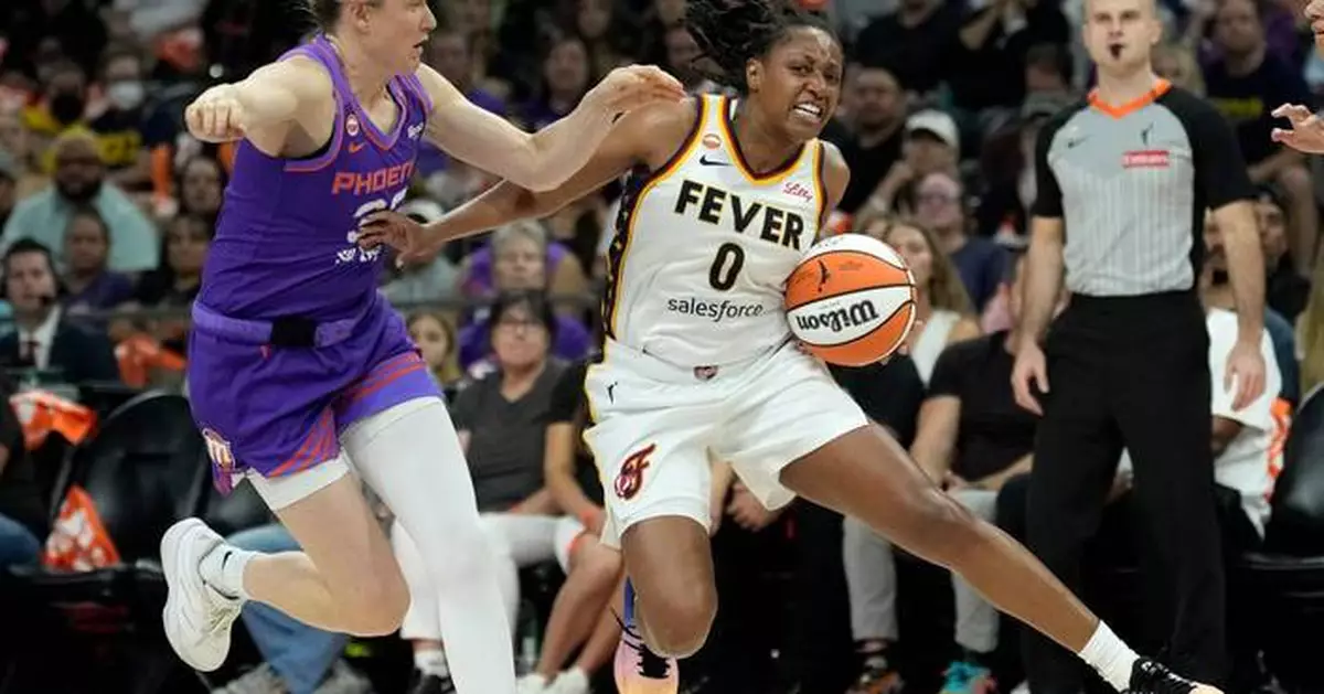 Kelsey Mitchell scores 29 points, Fever hold on to beat Mercury 92-89