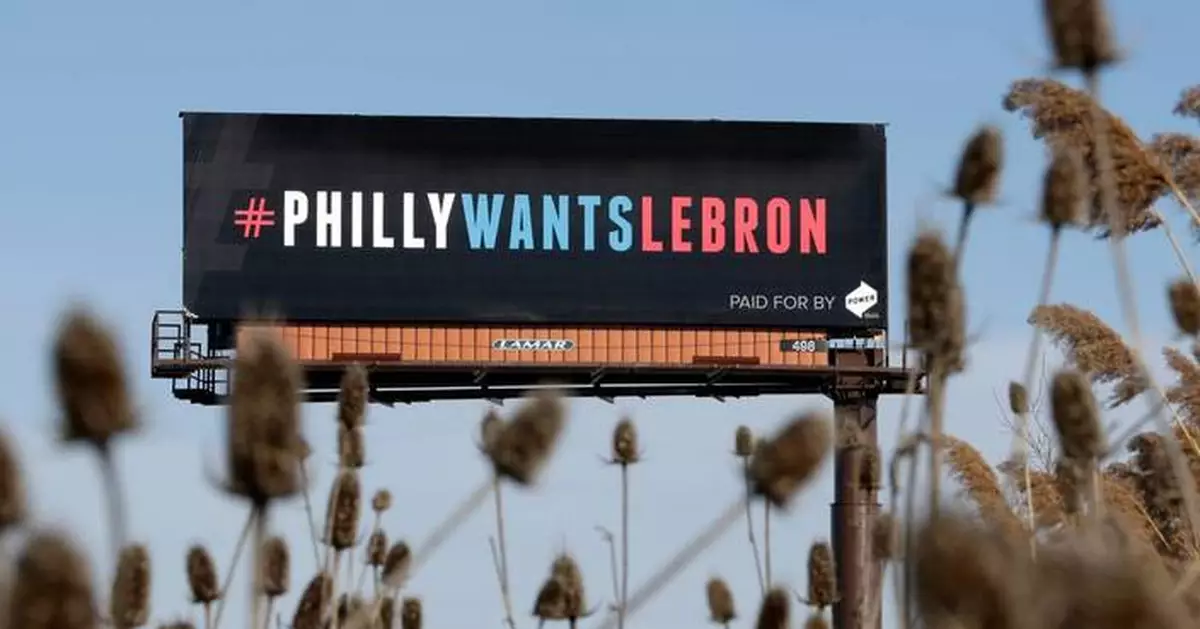 LeBron James picked Philadelphia, eight years after billboards asked him to come to the 76ers