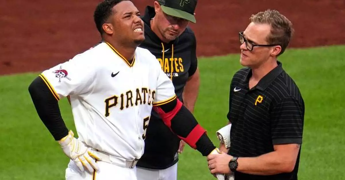 Rookie Esmerlyn Valdez returns to Pirates' lineup a night after being hit on the left hand