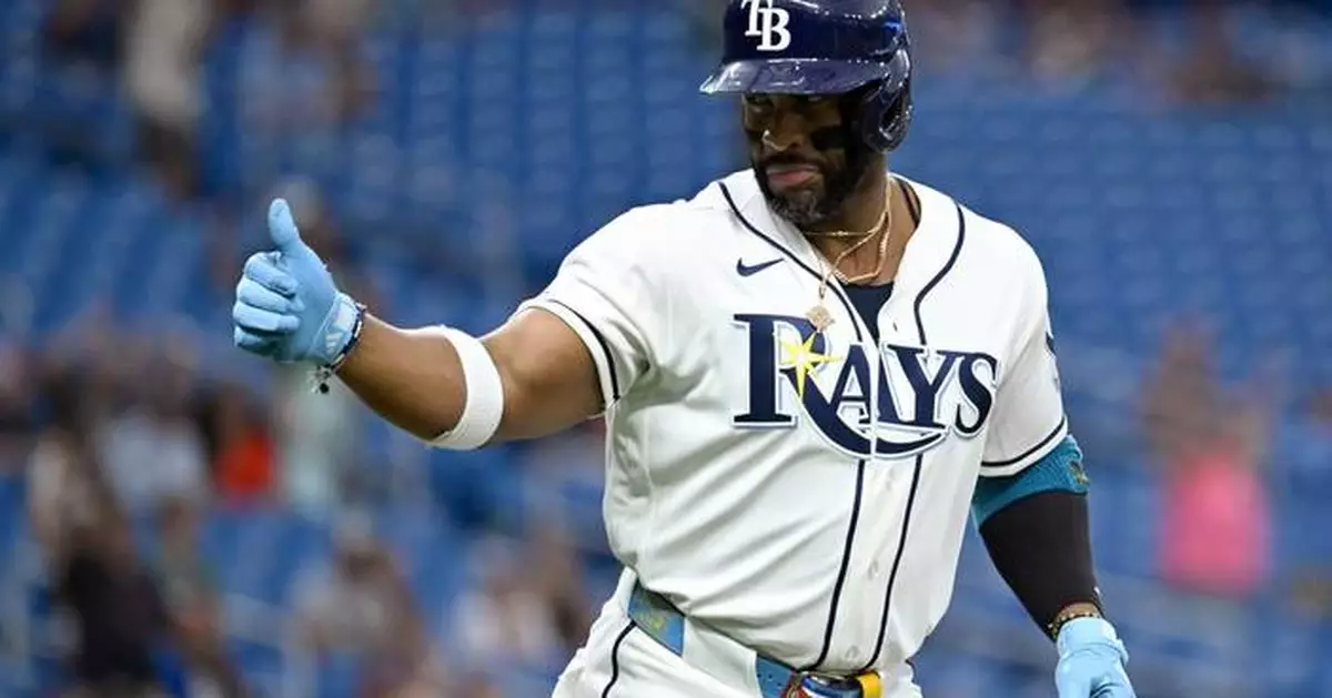 Diaz, Vilade homers and a 4-hitter in a bullpen game helps Rays beat Rangers 3-0