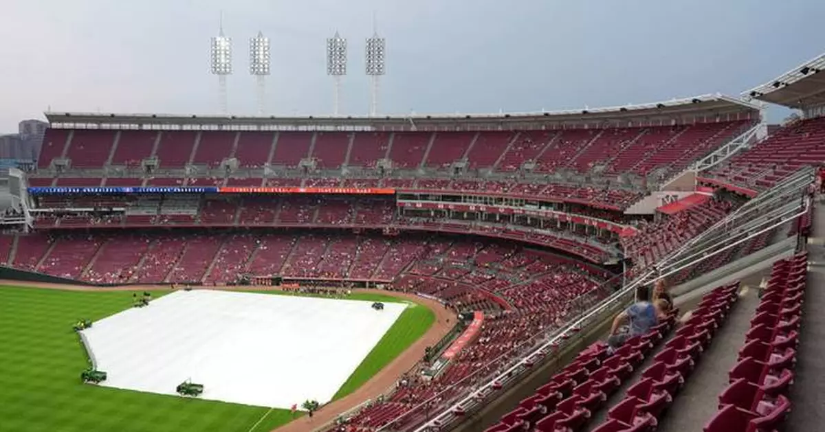 Guardians-Reds game in Cincinnati postponed due to rain; day-night doubleheader set for Tuesday