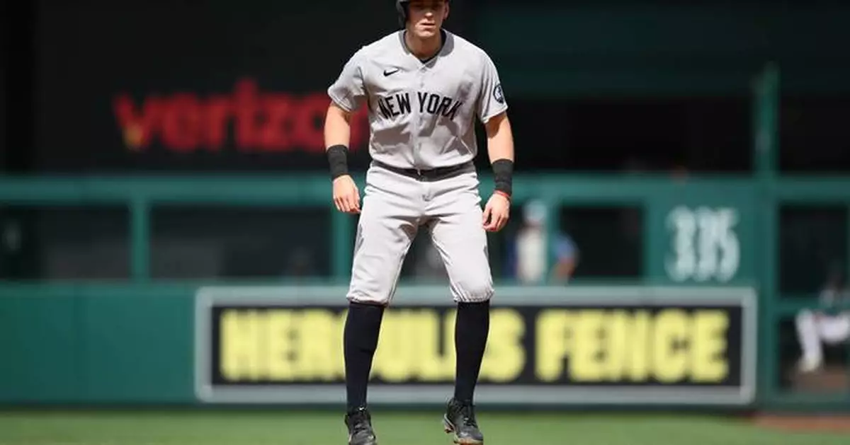Yankees rally late again in Washington, this time with 4 in 8th for 4-2 victory and 3rd win in row