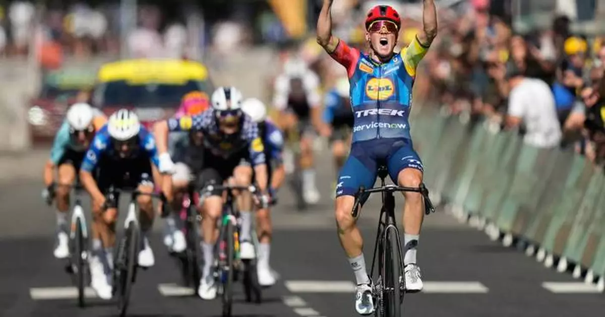 Dane Pedersen wins stage 4 of the Tour while Norwegian Traeen takes yellow jersey from Pogacar