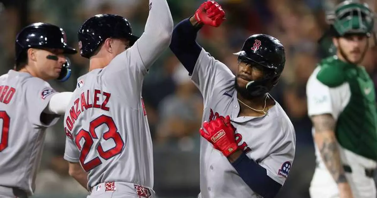 Red Sox beat the A's 4-2 on Monasterio's 2-run homer in the 10th