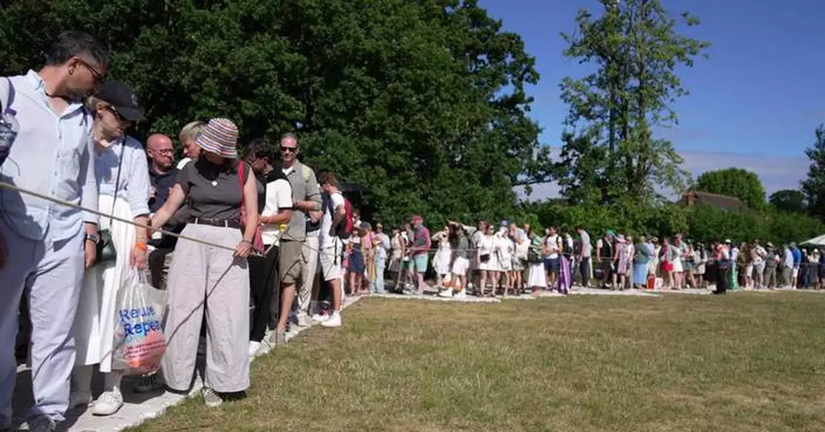 In Wimbledon's famous queue, fans keep tradition alive by waiting hours for tickets