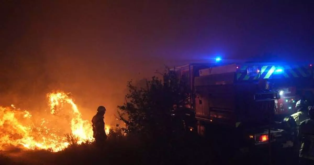Wildfires scorch southern France as heat and drought fuel blazes