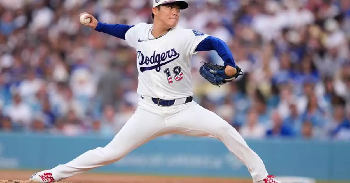 Yamamoto has 10 strikeouts as Dodgers send Padres to 8th straight loss