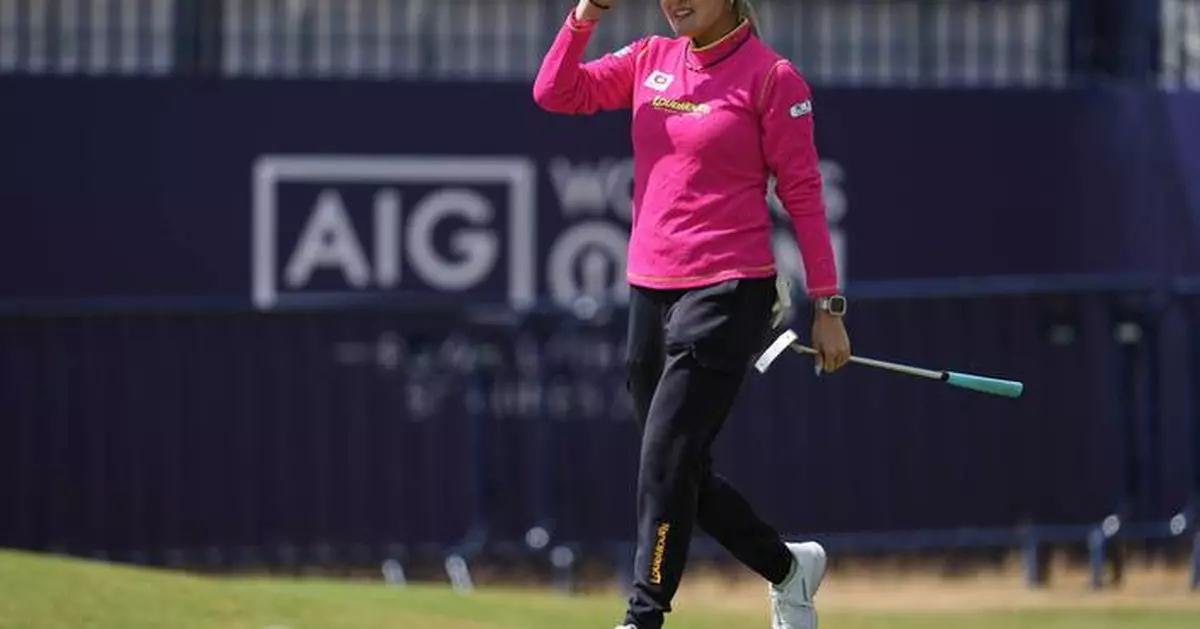 Shiho Kuwaki holds 1-shot clubhouse lead in second round of British Women’s Open
