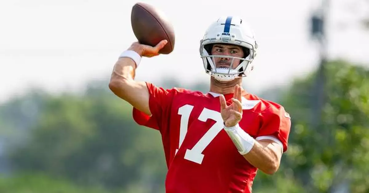 Daniel Jones checks off one goal by returning to full practice work as the Colts open training camp