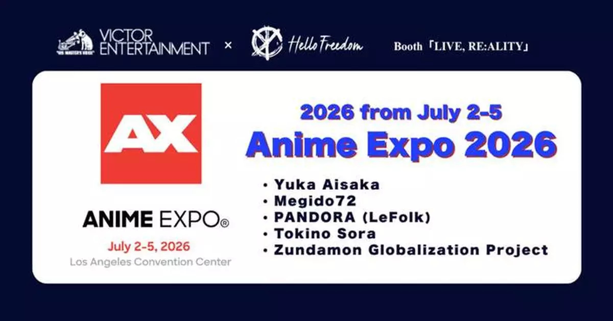 Hello Freedom Booth "LIVE, RE:ALITY" to Exhibit at Anime Expo 2026 from July 2–5