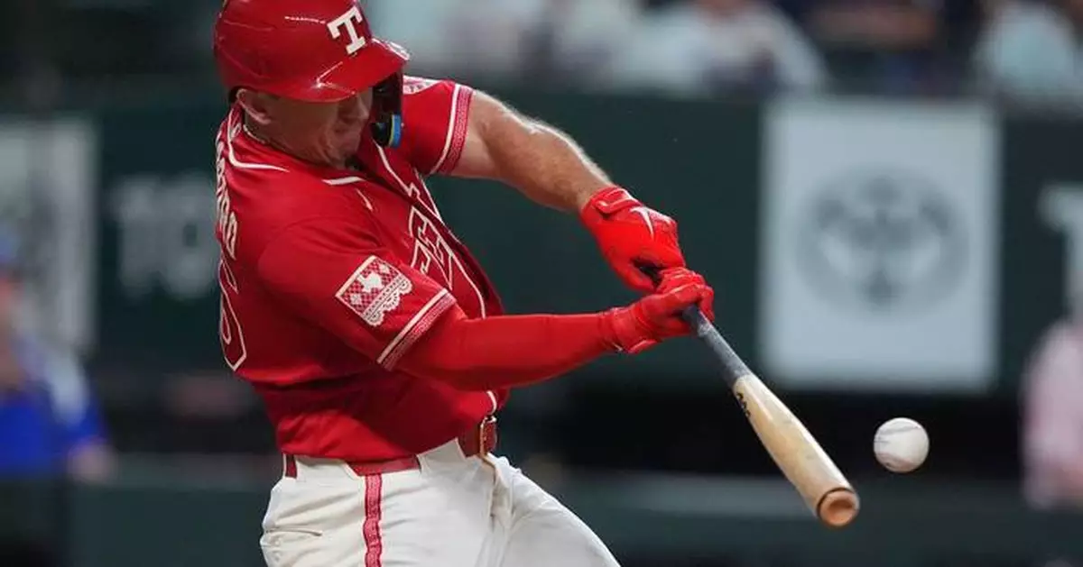 Langford and Burger homer in a four-run eighth as the Rangers beat the Astros 7-3