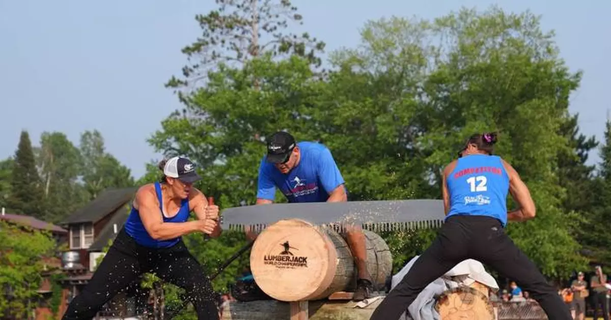 3 women's world records set at the annual Lumberjack World Championships in Wisconsin