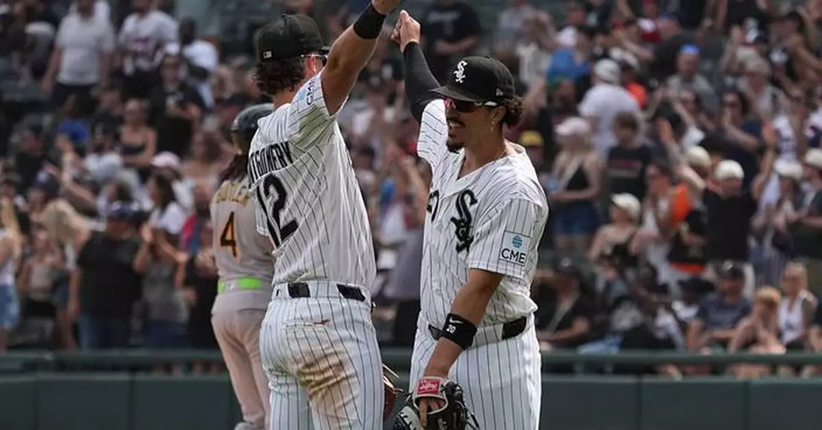 Chase Meidroth hits RBI double, White Sox win 1-0 and send Athletics to 8th straight loss