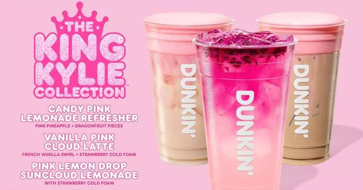 Dunkin’® and Kylie Jenner Introduce “The King Kylie™ Collection,” a New Lineup of Pink Summer Sips
