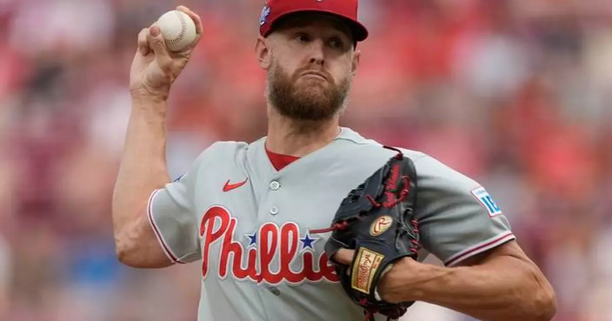 Schwarber homers, Wheeler throws 14 strikeouts in Phillies' 4-1 win over Reds