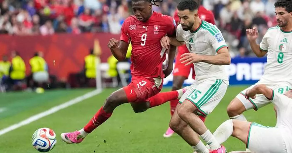 Johan Manzambi out with injury for Switzerland in round of 16 against Colombia at the World Cup