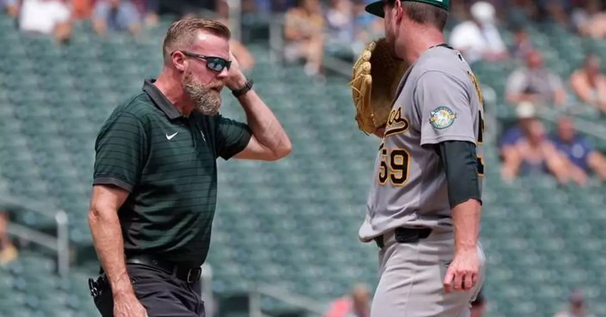 A's left-hander Jeffrey Springs leaves start against Twins with right hip discomfort