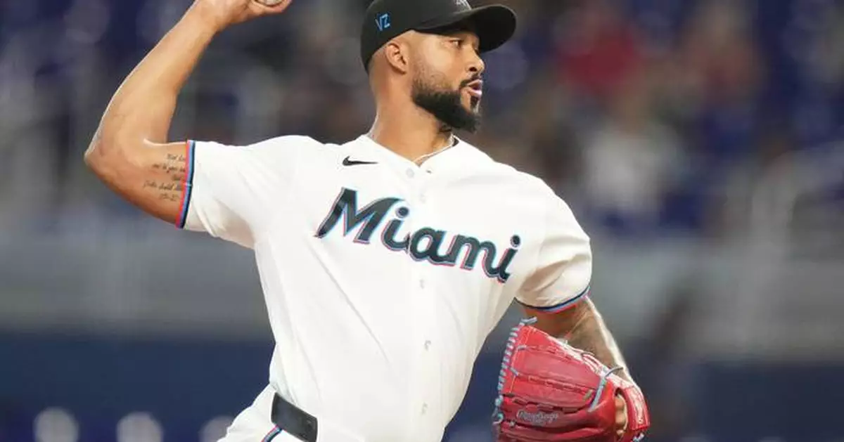 Alcantara works 7 strong innings, Stowers homers to lead Marlins past Phillies 1-0