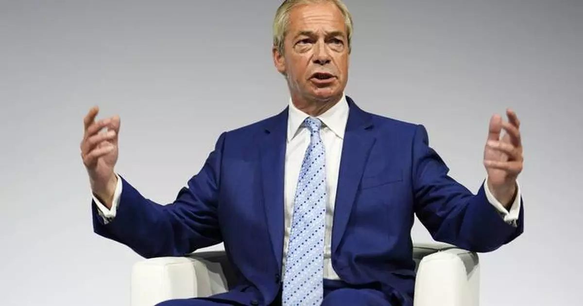 Reform UK’s Farage says he’ll quit as lawmaker and seek re-election amid donation allegations