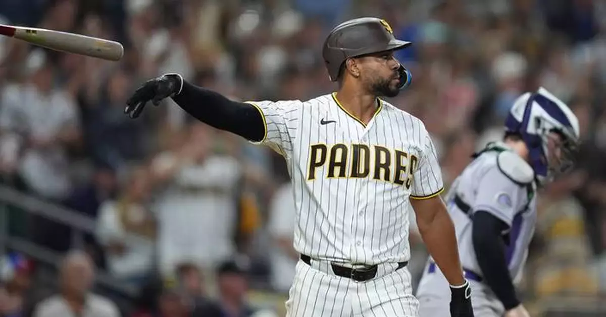 Fernando Tatis Jr. goes 5 for 5 and Padres top Rockies 8-7 on Xander Bogaerts’ sac fly in 9th