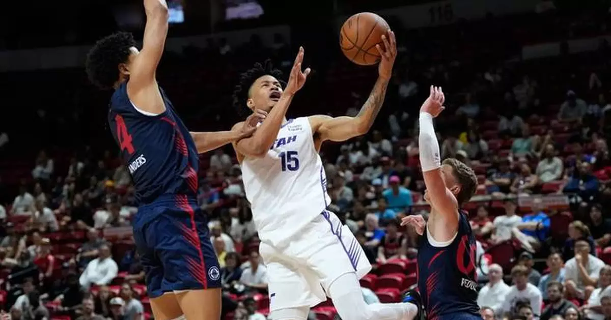 Jazz guard Trey Alexander taken from court on stretcher in NBA Summer League game