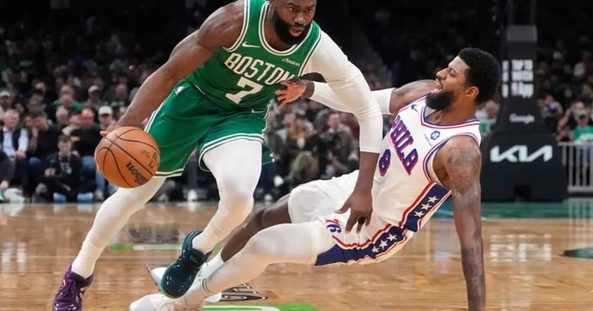 Another blockbuster: Jaylen Brown getting traded by Celtics to 76ers for Paul George, draft picks