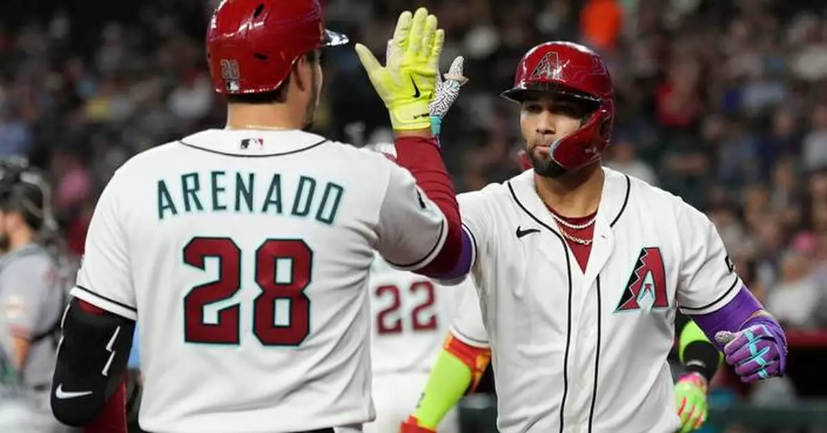 Ketel Marte homers in his 4th straight game, D-backs extend dominance over Giants with 8-2 win