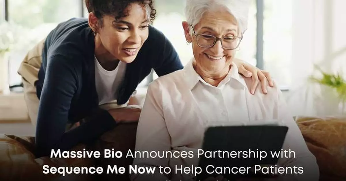 Massive Bio Announces Partnership with Sequence Me Now to Help Cancer Patients Access Clinical Trials