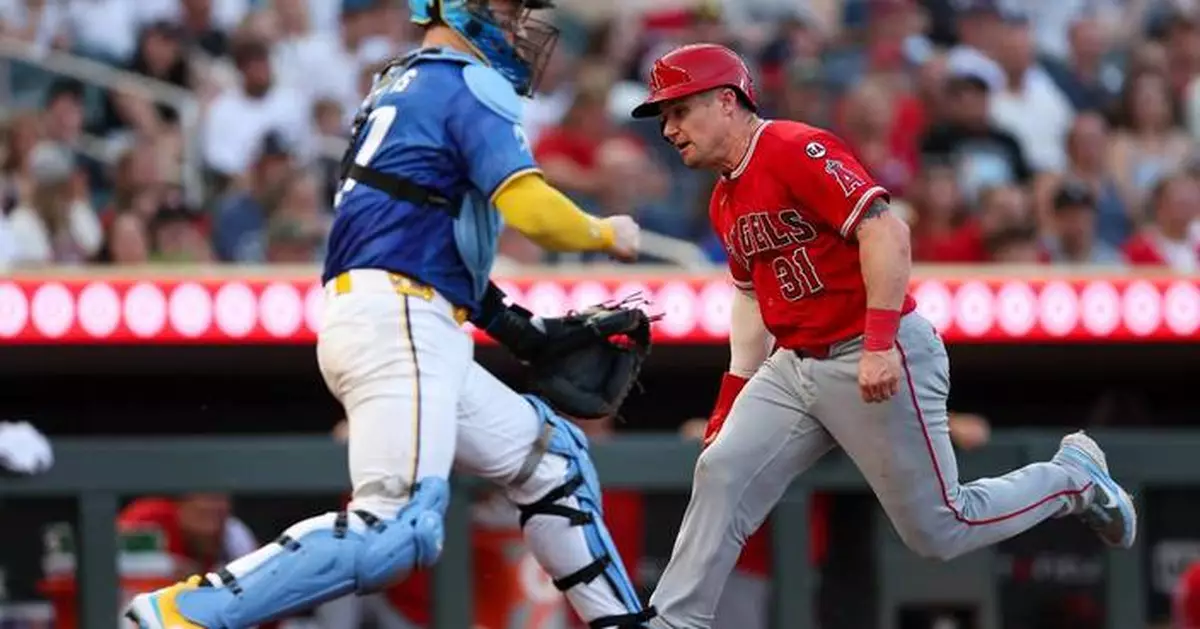 Vaughn Grissom hits HR, Angels beat Twins 4-3 to snap 5-game skid at Target Field