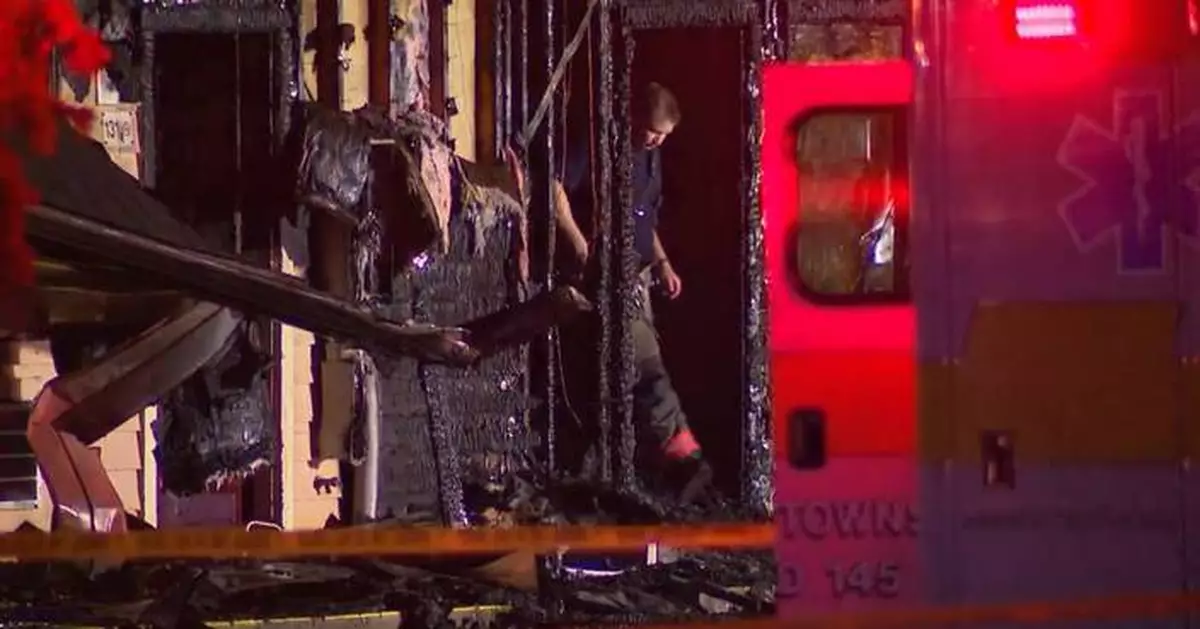 Fire rips through an Ohio motel, killing 3 who were trapped in a room