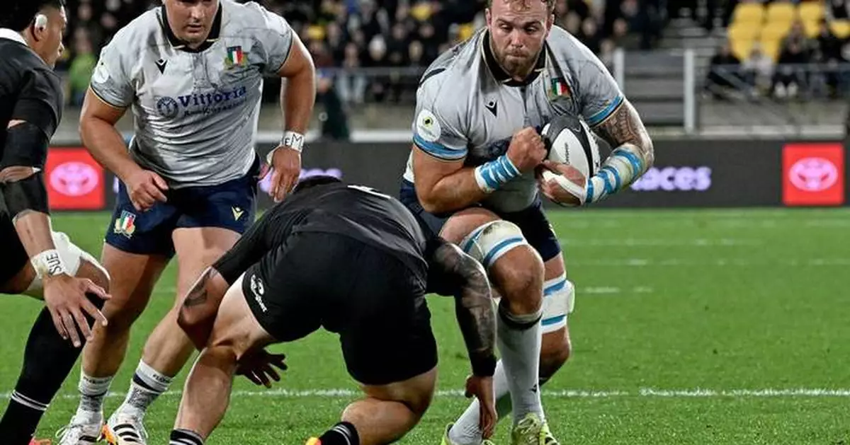 Italy's Cannone suspended for 4 weeks for head-butting in rugby's Nations Championship