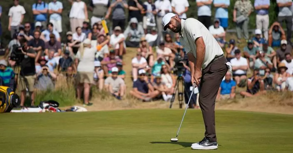 Scheffler rues missed putts but happy with his game after tee-to-green clinic at the British Open