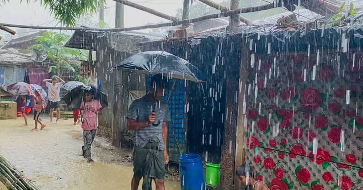 Landslides in Bangladesh kill at least 8 Rohingya refugees while monsoon rains batter India