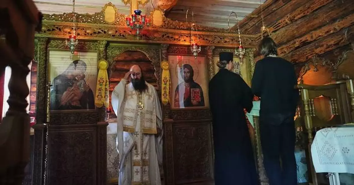 Orthodox monks are the first to live and pray at a monastery in Estonia for 80 years