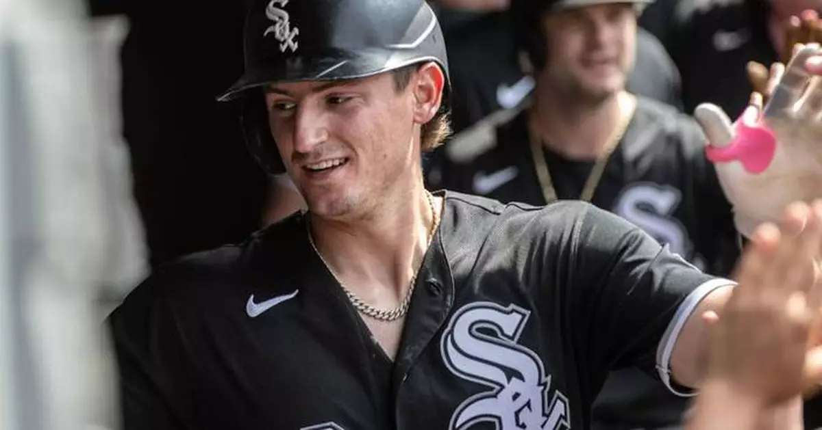 Colson Montgomery homers as White Sox outlast Guardians 7-6 to split AL Central showdown series