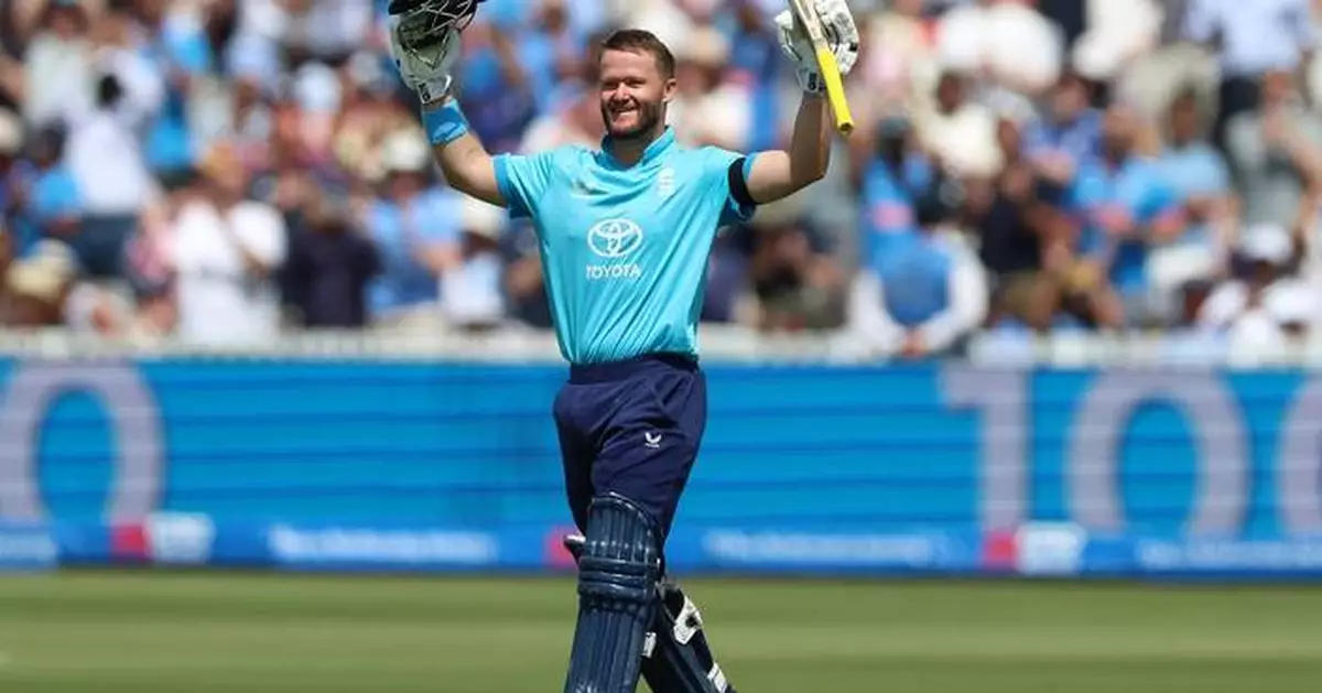 England wins ODI series against India after 747 runs scored in decider at Lord's