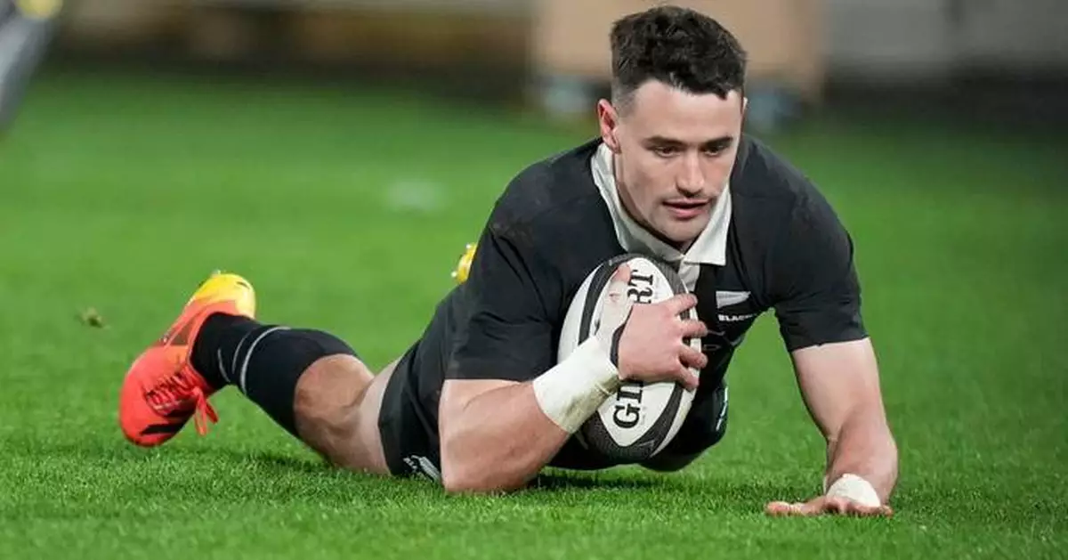 Jordan achieves a try-scoring record as New Zealand beats Italy 47-17 in the Nations Championship