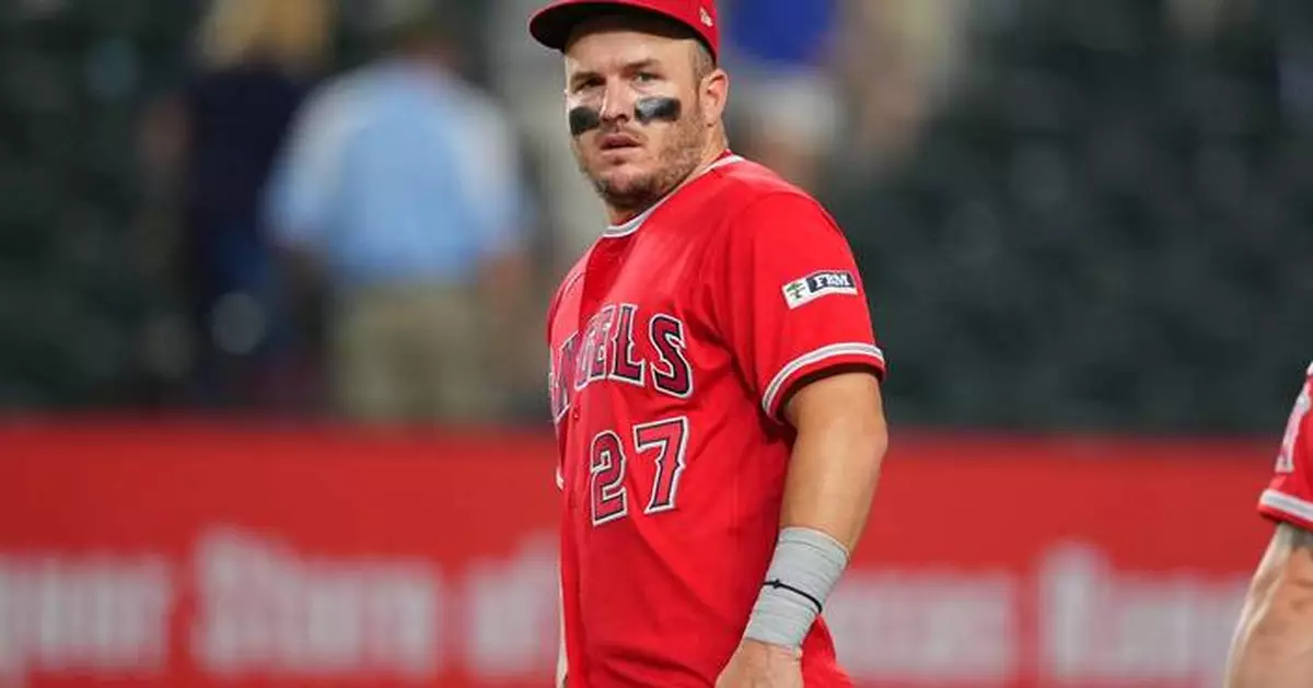 Trout homers in return from IL, Adell hits 2 HRs as Angels beat Rangers 13-1