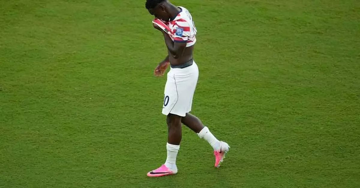 US striker Folarin Balogun says a yellow card, not red card, would have been ‘fair’ at the World Cup
