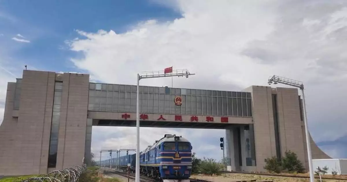 China land port posts record highs in both Eruope-bound freight trips, cargo volume