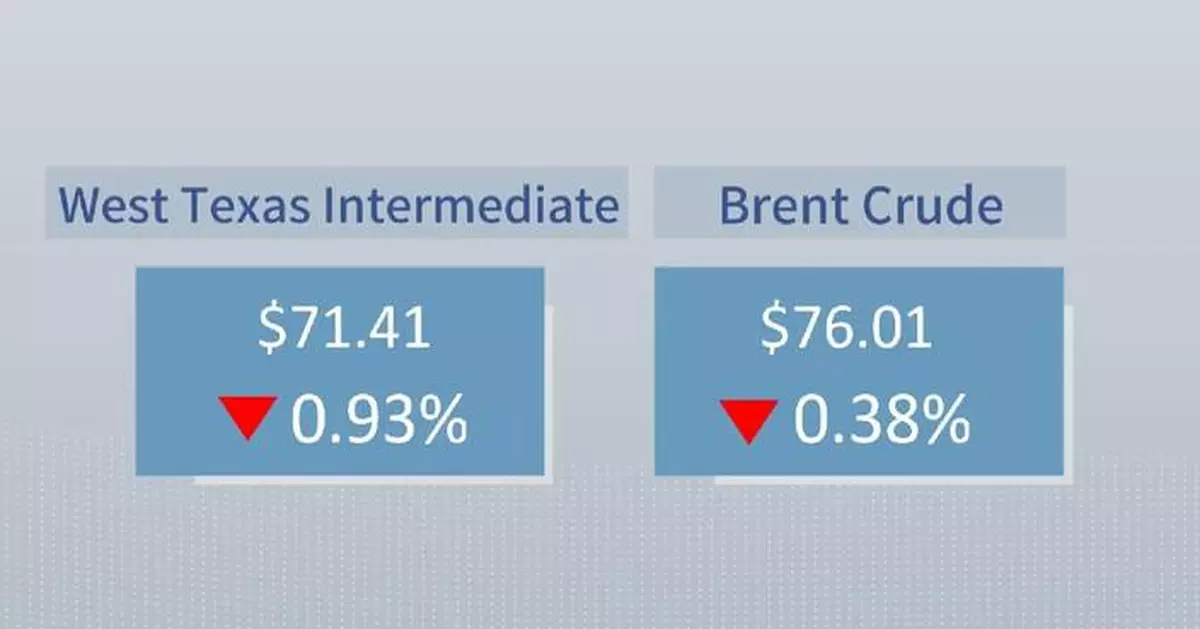 Crude futures settle lower
