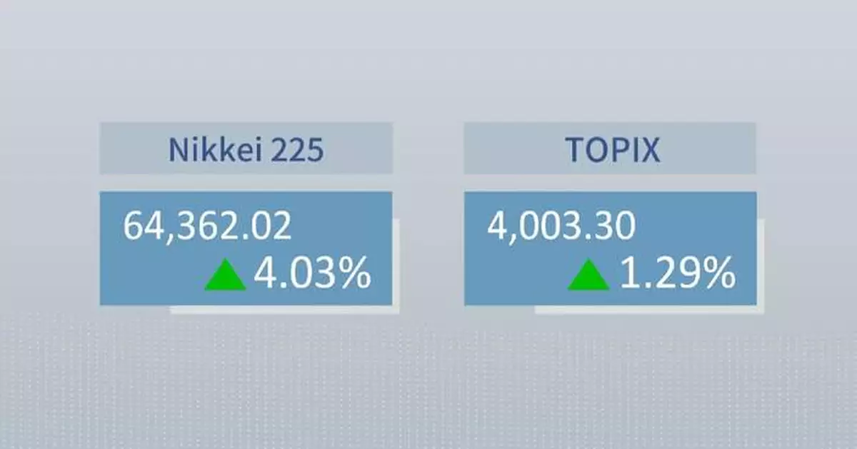 Tokyo stocks rise on robust AI, chip earnings
