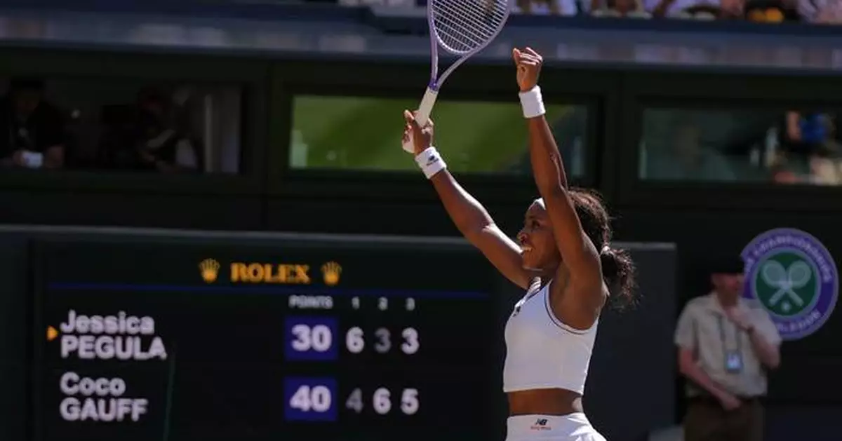 Coco Gauff beats Jessica Pegula to reach Wimbledon semifinals as temperature rises