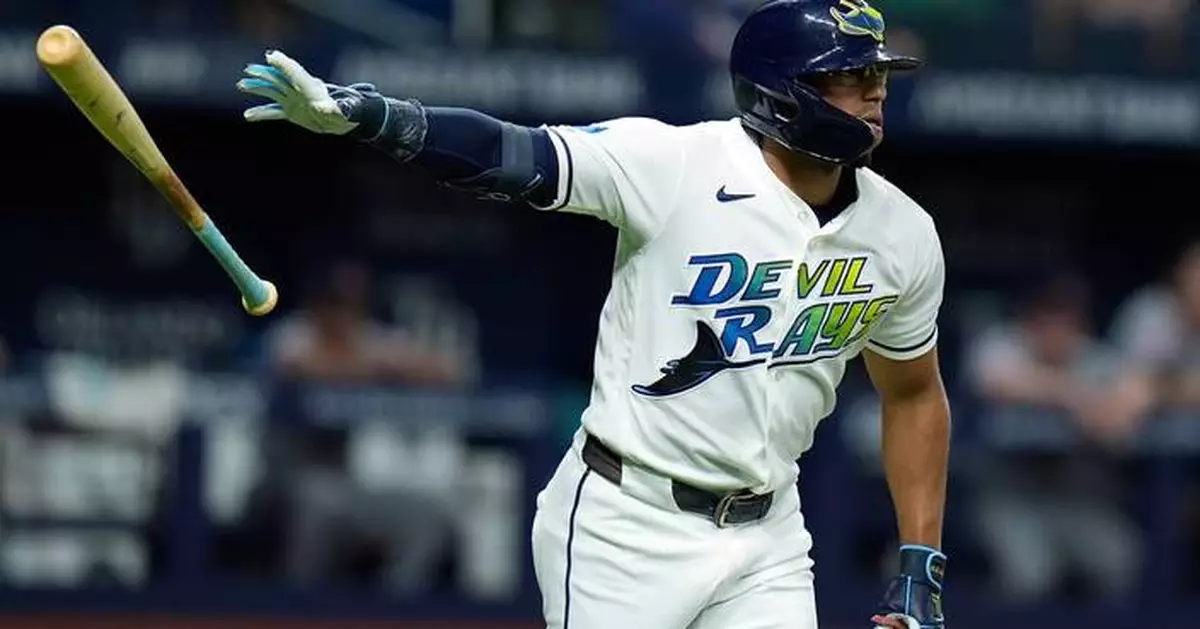 Rays beat the Guardians 11-3 behind homers from Ryan Vilade and Richie Palacios