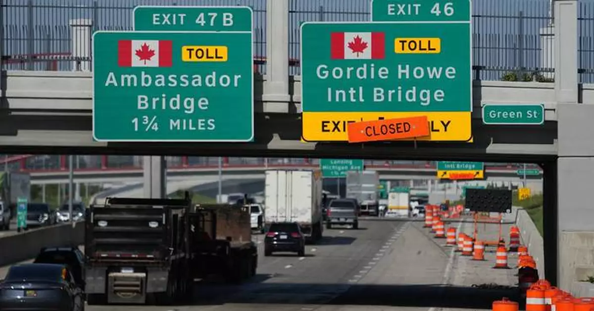 Canada cancels joint bridge-opening event with US after Trump announces tariffs